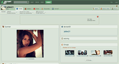 Desktop Screenshot of julies21.deviantart.com