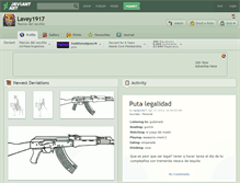 Tablet Screenshot of lavey1917.deviantart.com