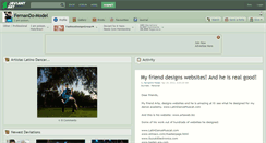 Desktop Screenshot of fernando-model.deviantart.com