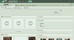 Desktop Screenshot of drakarc.deviantart.com