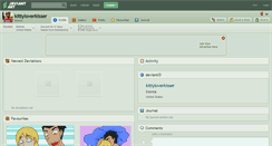 Desktop Screenshot of kittyloverkisser.deviantart.com