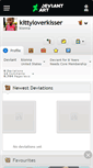 Mobile Screenshot of kittyloverkisser.deviantart.com