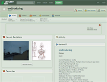 Tablet Screenshot of endtroducing.deviantart.com