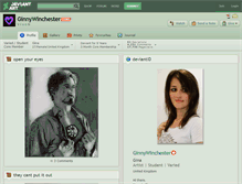 Tablet Screenshot of ginnywinchester.deviantart.com