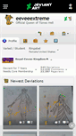 Mobile Screenshot of eeveeextreme.deviantart.com