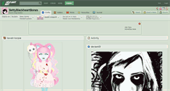 Desktop Screenshot of bettyblackheartbones.deviantart.com