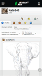 Mobile Screenshot of kate848.deviantart.com