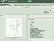 Tablet Screenshot of kate848.deviantart.com