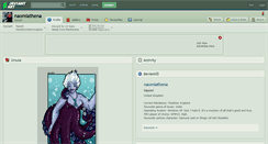 Desktop Screenshot of naomiathena.deviantart.com