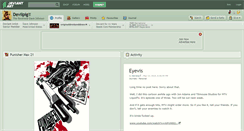 Desktop Screenshot of devilpig.deviantart.com