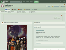Tablet Screenshot of nfcfanworks.deviantart.com