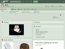 Tablet Screenshot of cm-d.deviantart.com