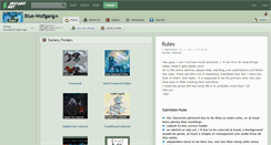 Desktop Screenshot of blue-wolfgang.deviantart.com