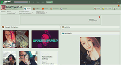 Desktop Screenshot of emoprincess143.deviantart.com