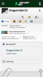 Mobile Screenshot of dragonrider23.deviantart.com