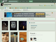 Tablet Screenshot of abdulrhman.deviantart.com