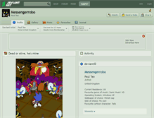 Tablet Screenshot of messengerrobo.deviantart.com