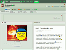 Tablet Screenshot of nintendude64.deviantart.com