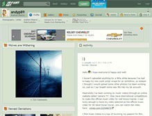 Tablet Screenshot of andyp89.deviantart.com