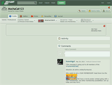 Tablet Screenshot of mochacat123.deviantart.com