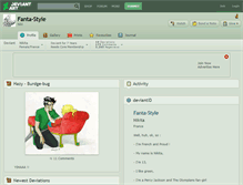 Tablet Screenshot of fanta-style.deviantart.com