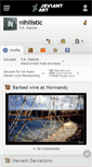 Mobile Screenshot of nihilistic.deviantart.com