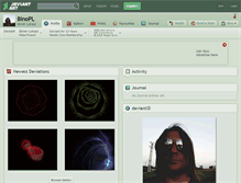 Tablet Screenshot of binopl.deviantart.com