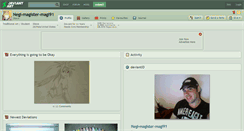 Desktop Screenshot of negi-magister-magi91.deviantart.com