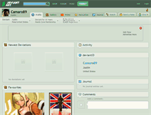 Tablet Screenshot of camaro89.deviantart.com