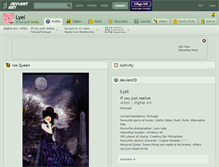 Tablet Screenshot of lyel.deviantart.com