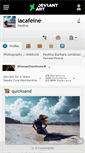 Mobile Screenshot of lacafeine.deviantart.com