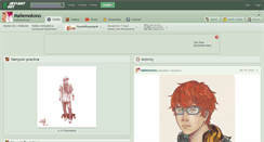 Desktop Screenshot of maliemokono.deviantart.com