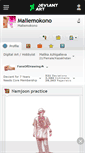 Mobile Screenshot of maliemokono.deviantart.com