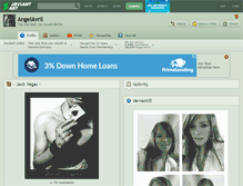Tablet Screenshot of angelavril.deviantart.com