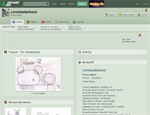 Tablet Screenshot of lovelessdarksoul.deviantart.com