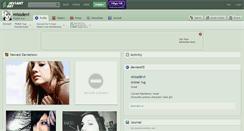 Desktop Screenshot of missdevi.deviantart.com
