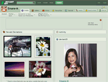 Tablet Screenshot of emane-m.deviantart.com