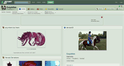 Desktop Screenshot of exquisites.deviantart.com