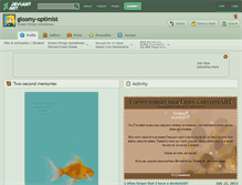 Tablet Screenshot of gloomy-optimist.deviantart.com