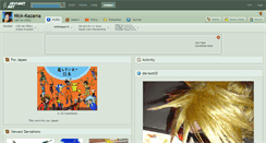 Desktop Screenshot of nick-kazama.deviantart.com