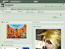 Tablet Screenshot of nick-kazama.deviantart.com