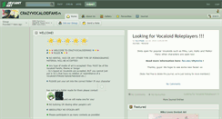Desktop Screenshot of crazyvocaloidfans.deviantart.com