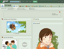 Tablet Screenshot of nerrianah.deviantart.com