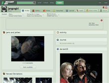 Tablet Screenshot of jangosgirl.deviantart.com