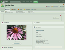 Tablet Screenshot of drawing-stars.deviantart.com