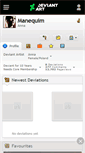 Mobile Screenshot of manequim.deviantart.com