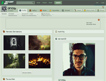 Tablet Screenshot of gfxslip.deviantart.com