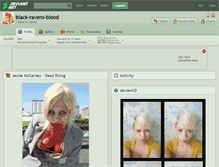 Tablet Screenshot of black-ravens-blood.deviantart.com