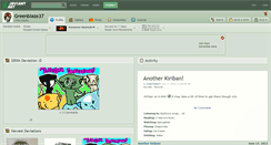 Desktop Screenshot of greenblaze37.deviantart.com