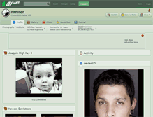 Tablet Screenshot of nithilien.deviantart.com
